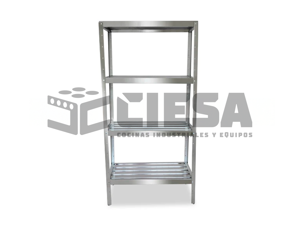 Anaquel Tipo Marimba En Acero Inoxidable - Imagen 2