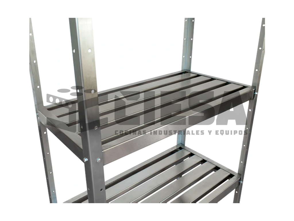 Anaquel Tipo Marimba En Acero Inoxidable - Imagen 3