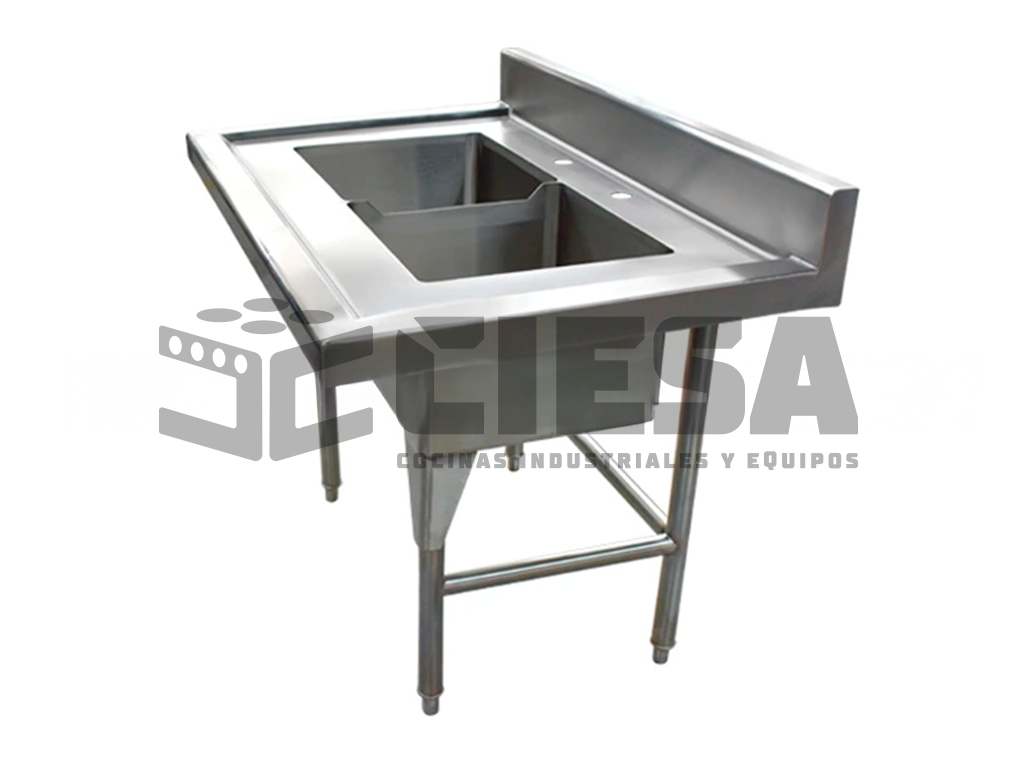 Fregadero Para Bar Dos Tarjas en Acero Inoxidable - Imagen 3