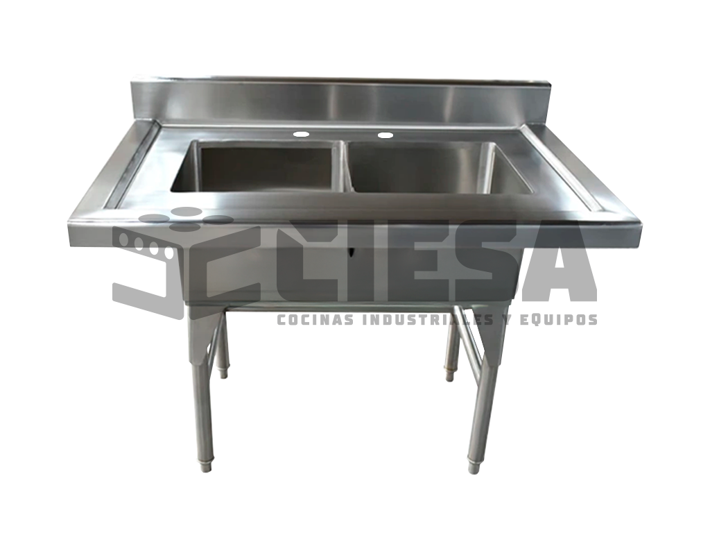 Fregadero Para Bar Dos Tarjas en Acero Inoxidable