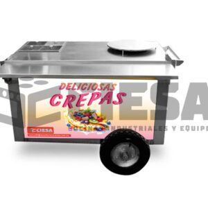 Carrito Térmico para Crepas a Gas