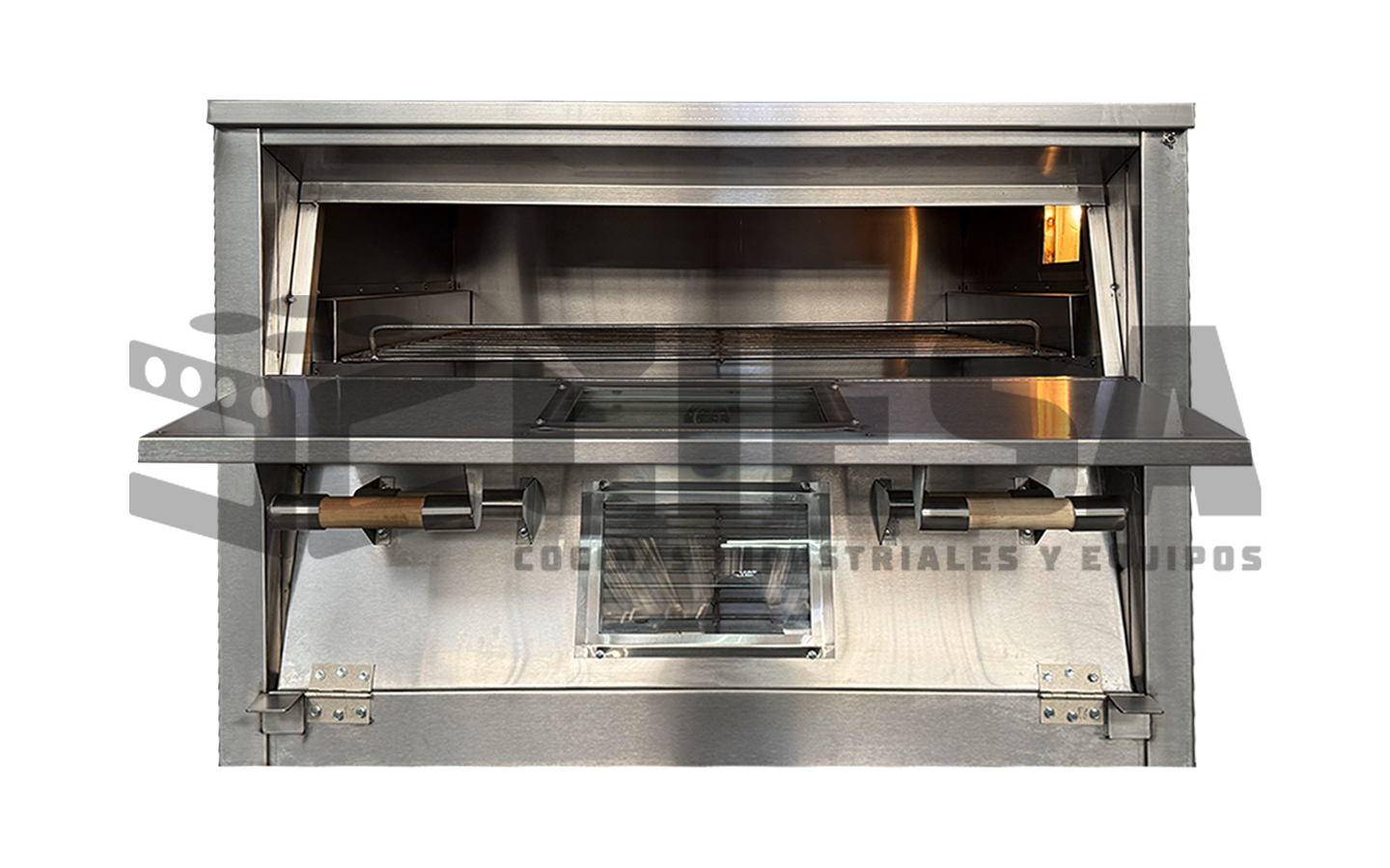 Horno Para Pan 4 Charolas Con Luz Y Cristal Acero Inoxidable - Imagen 2