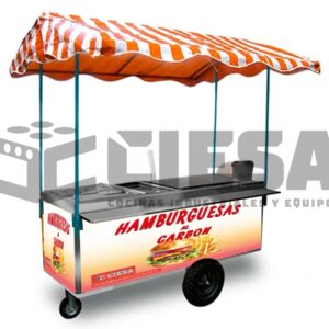 Carrito Para Hamburguesas Al Carbón