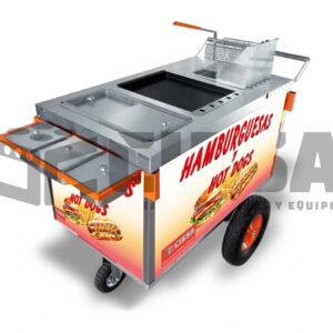 Carrito Para Hot Dogs Y Hamburguesas Mod CH 100