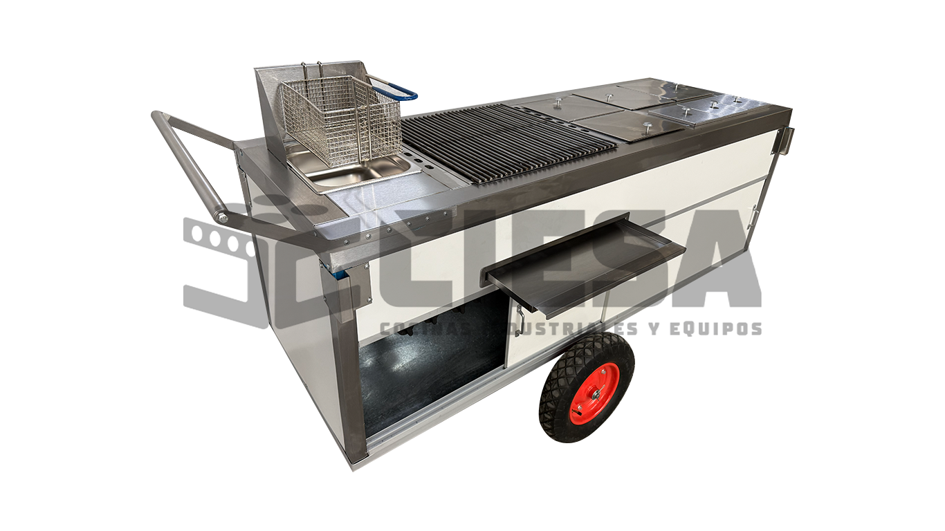 Carrito Para Hamburguesas Al Carbón - Imagen 2