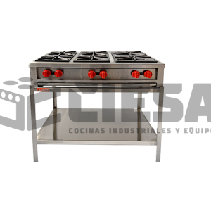 Parrilla Dinámica 6 quemadores