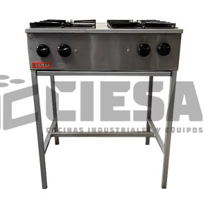 Parrilla Económica para 4 Quemadores