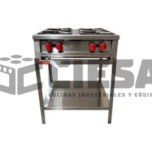 Parrilla Dinámica de 4 Quemadores