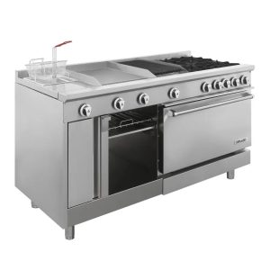Estufa con 4 quemadores, horno, asador de 1 pie UNIVERSAL PD GES-042-101