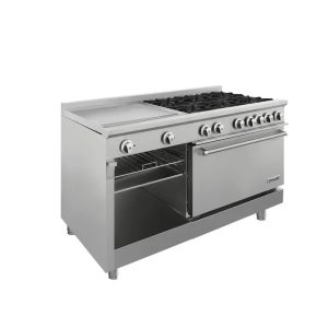 Estufa con 6 quemadores, horno y plancha  GES-062-000 CG-61PD