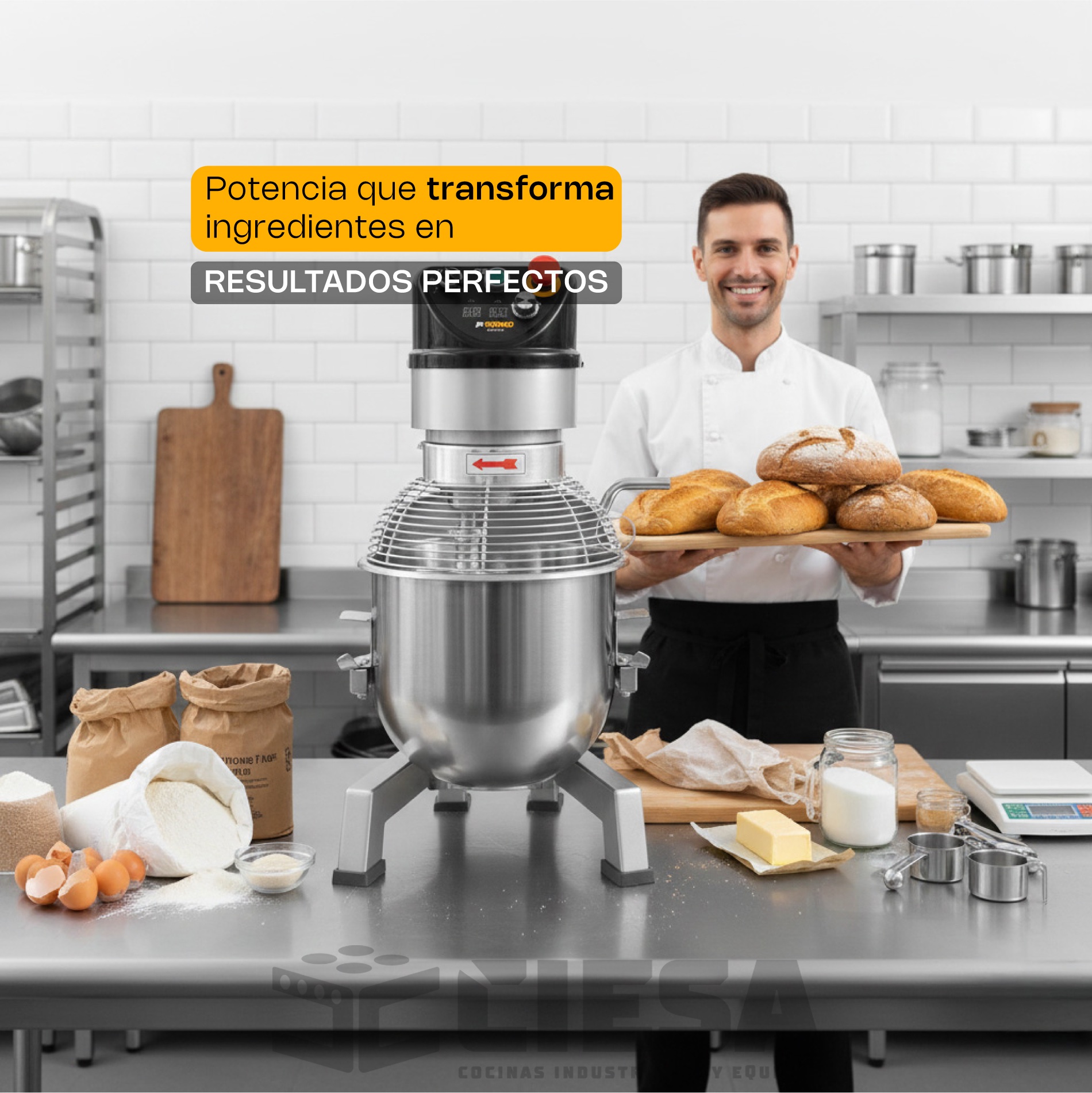 Batidora planetaria de velocidad variable 20L - Imagen 11